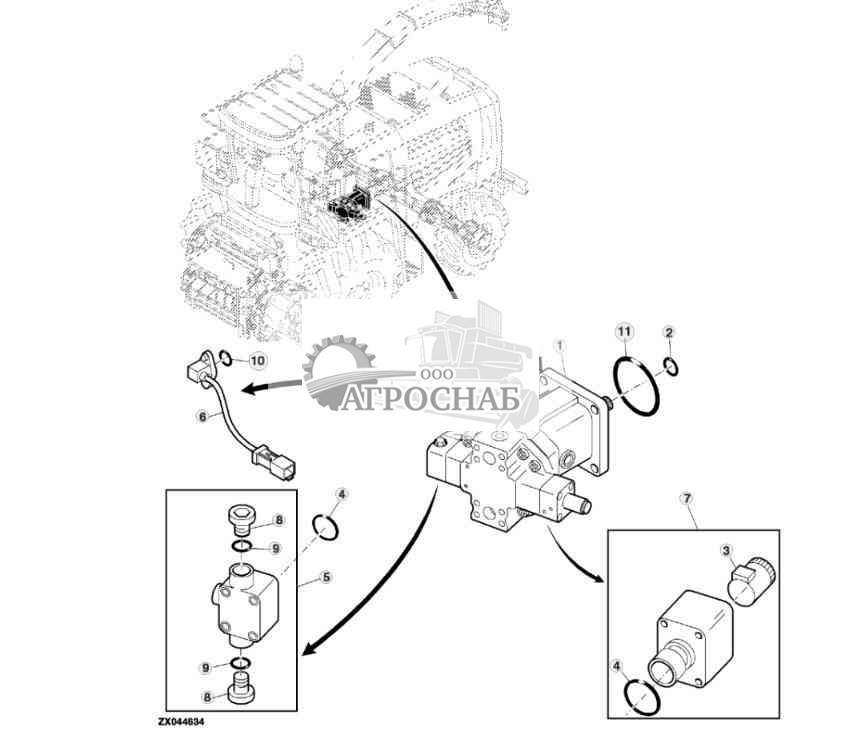 Аксиально-поршневой мотор, 140 см? 
